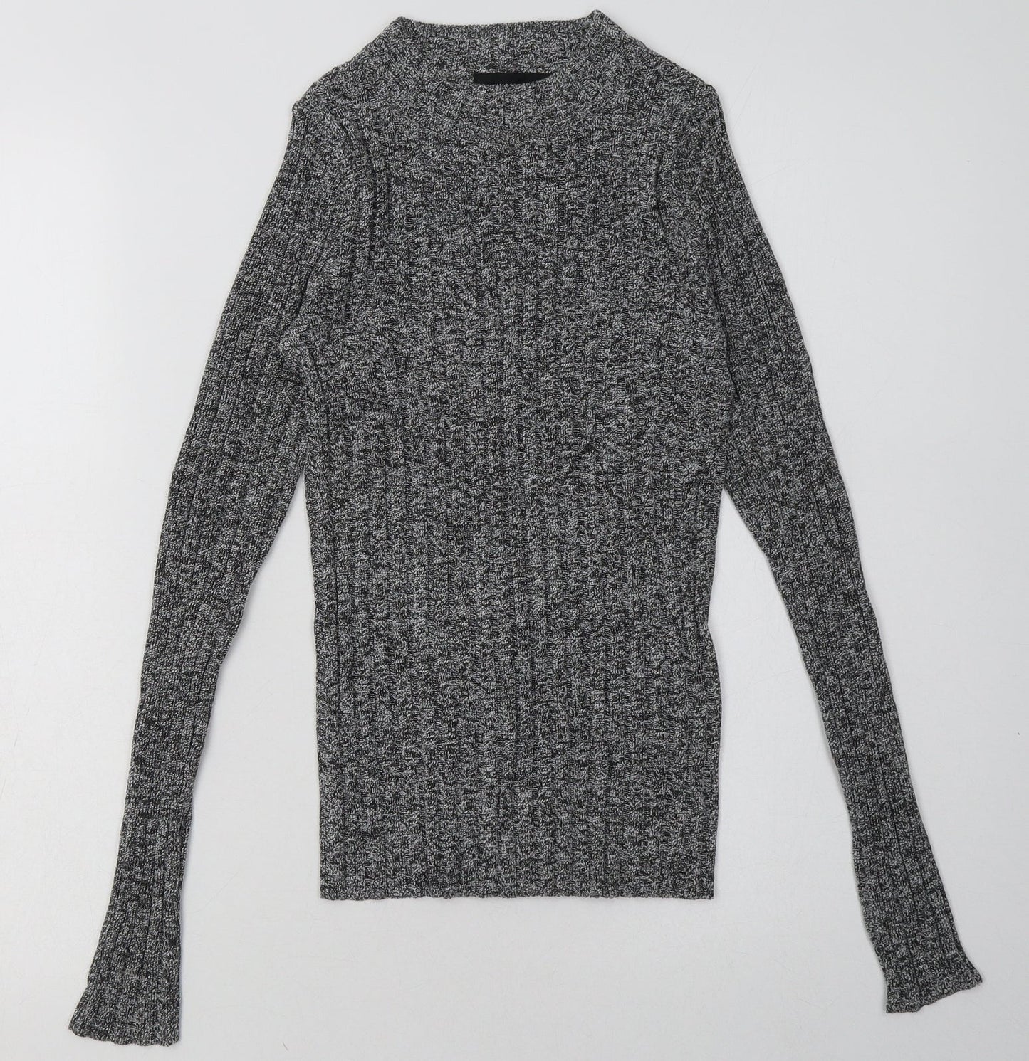 Primark Womens Grey  Polyester Pullover Sweatshirt Size 8  Pullover