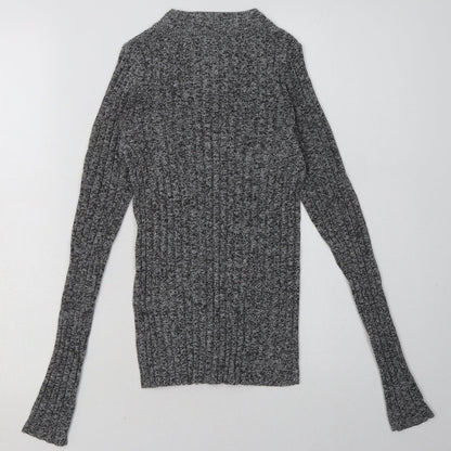 Primark Womens Grey  Polyester Pullover Sweatshirt Size 8  Pullover