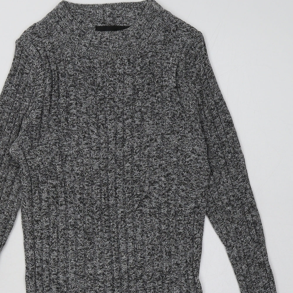 Primark Womens Grey  Polyester Pullover Sweatshirt Size 8  Pullover