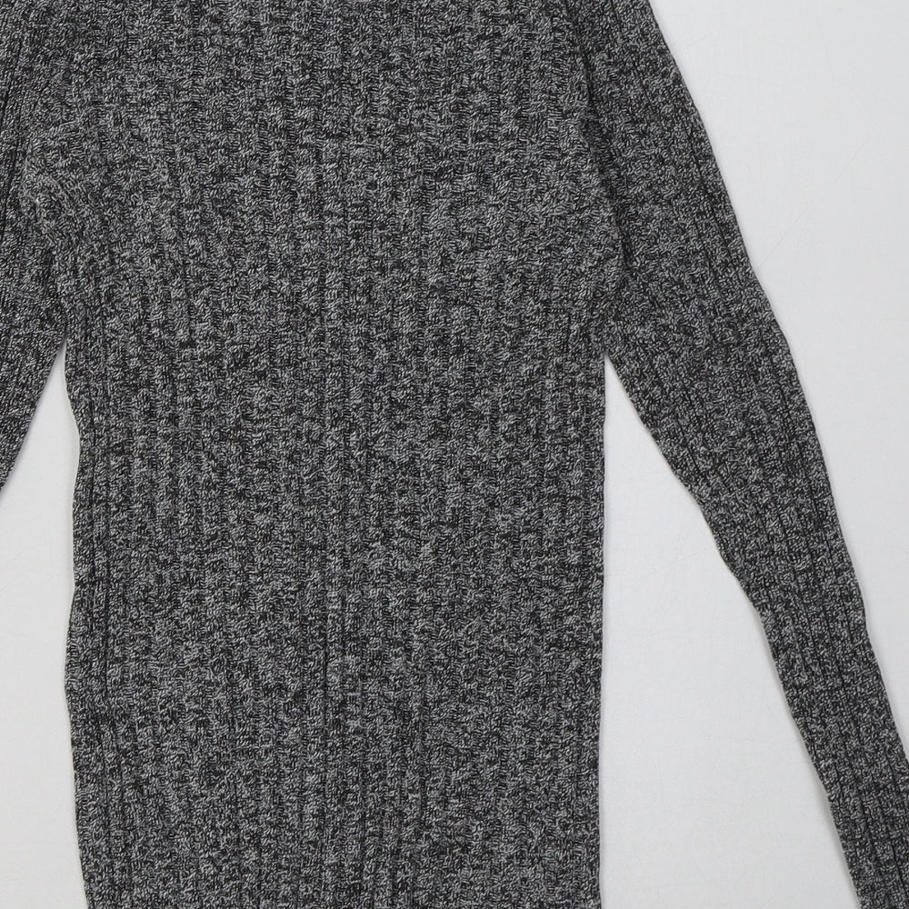 Primark Womens Grey  Polyester Pullover Sweatshirt Size 8  Pullover