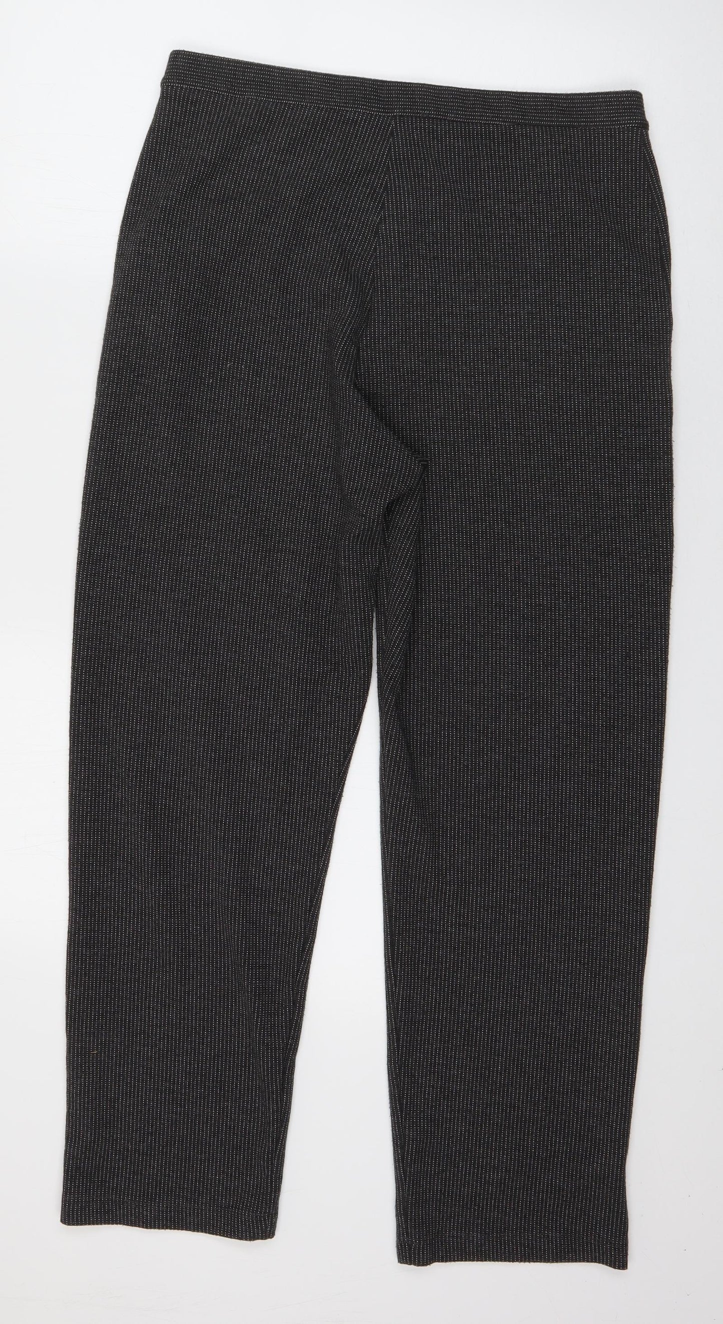 Womens UK Size 12 Marks and Spencer Regular Fit  Grey Trousers