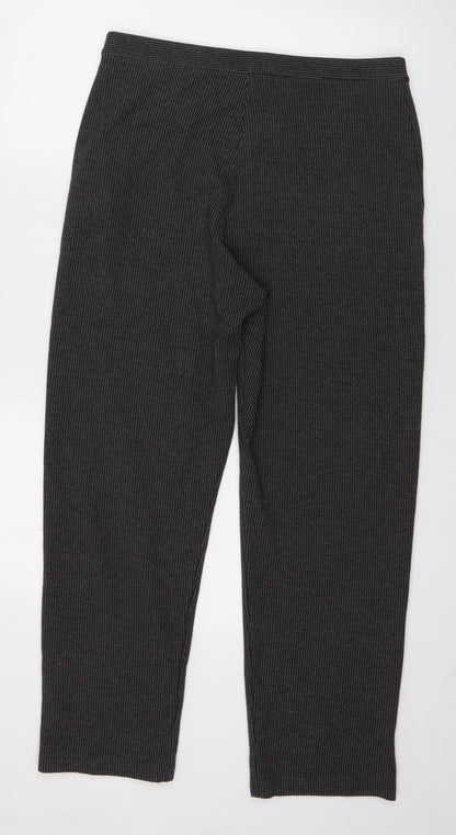 Womens UK Size 12 Marks and Spencer Regular Fit  Grey Trousers