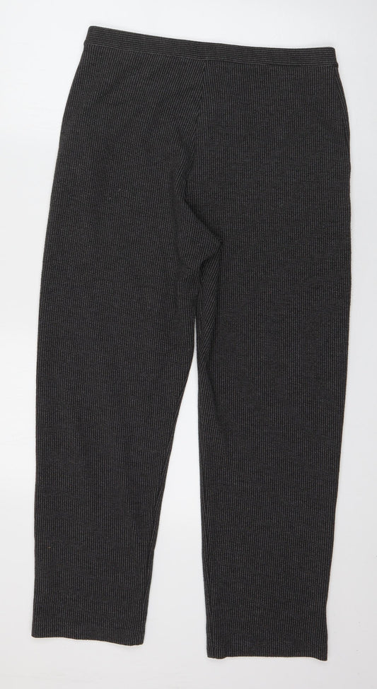 Womens UK Size 12 Marks and Spencer Regular Fit  Grey Trousers