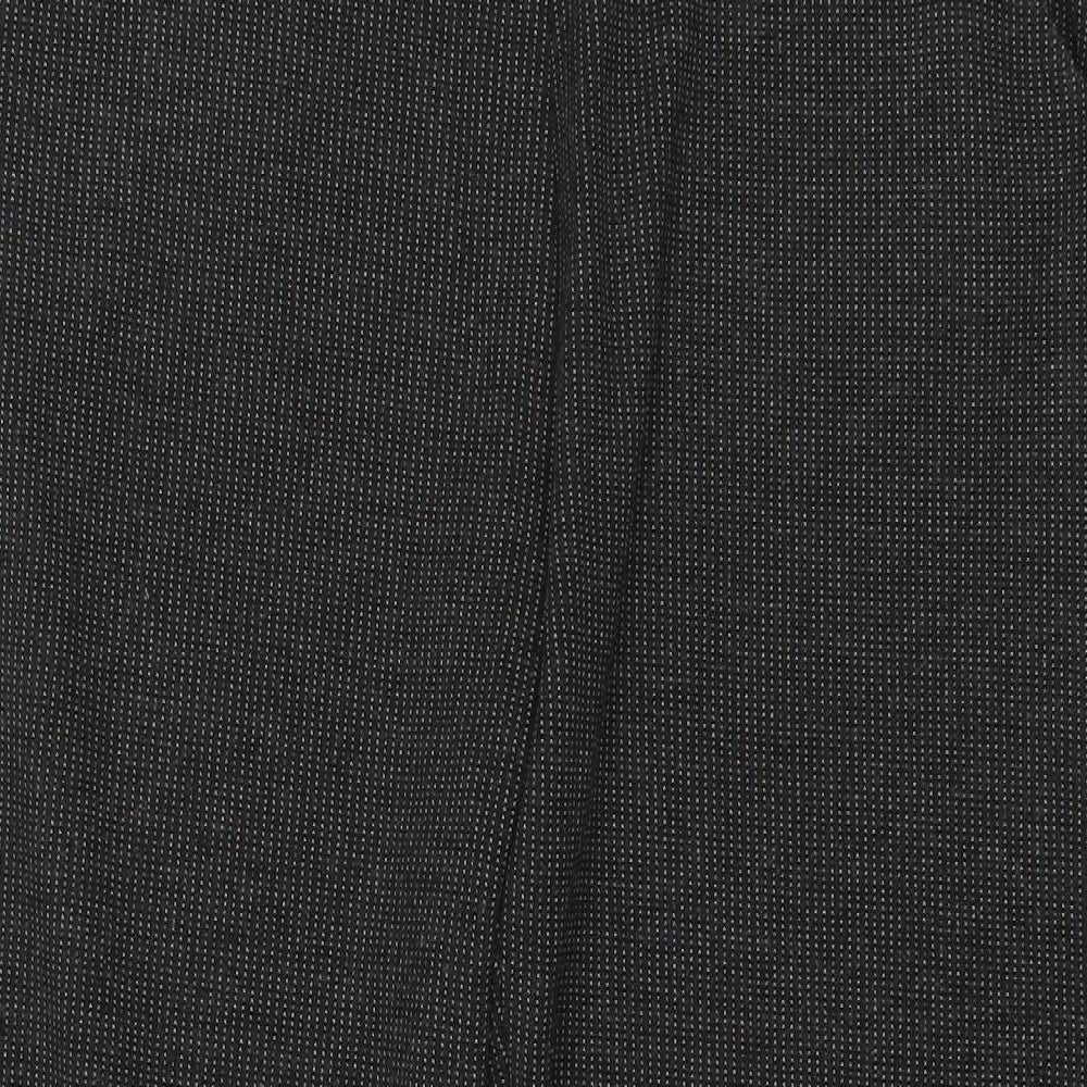 Womens UK Size 12 Marks and Spencer Regular Fit  Grey Trousers