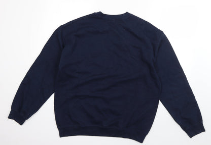 Mens UK Size S River Island Blue Pullover Sweatshirt