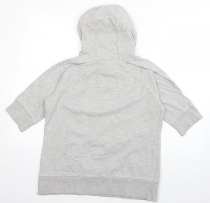 Animal Womens Grey  Cotton Pullover Hoodie Size 14  Pullover