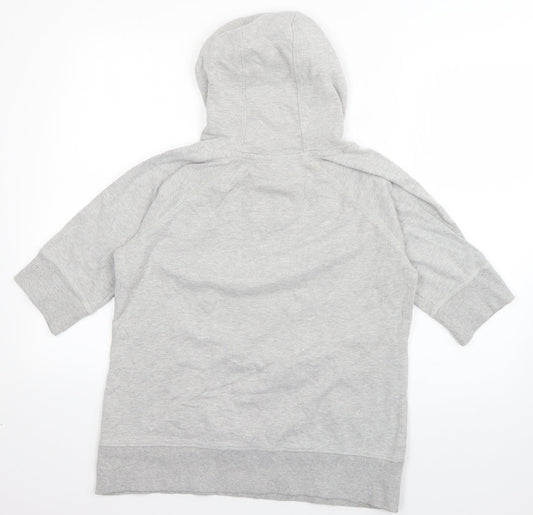 Animal Womens Grey  Cotton Pullover Hoodie Size 14  Pullover