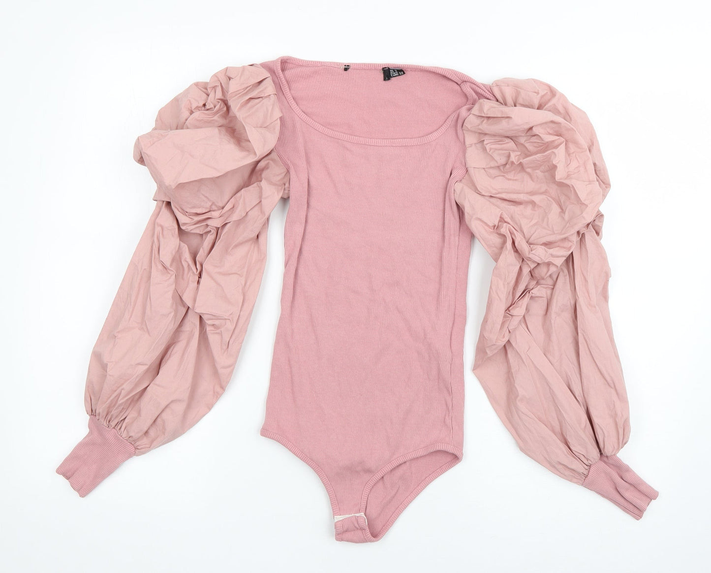 Miss Pap Womens Pink  Cotton Bodysuit One-Piece Size 6  Pullover