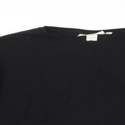 Womens UK Size XL H&M Black Pullover Jumper