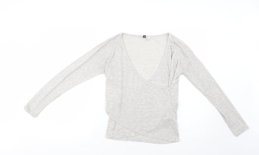 Womens UK Size S H&M Grey Pullover Jumper