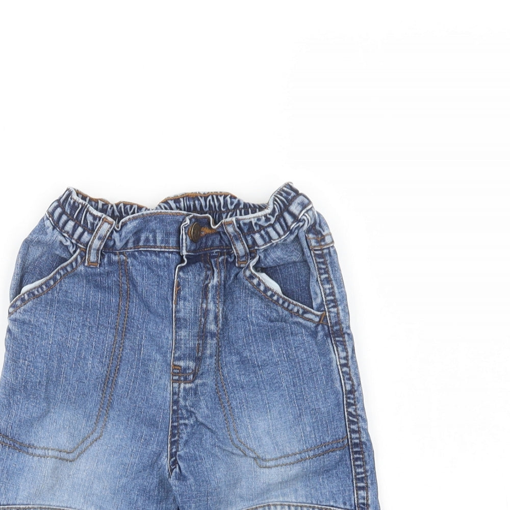 Cherokee Baby Blue  Cotton Jogger Jeans Size 9-12 Months  Button