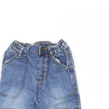 Cherokee Baby Blue  Cotton Jogger Jeans Size 9-12 Months  Button