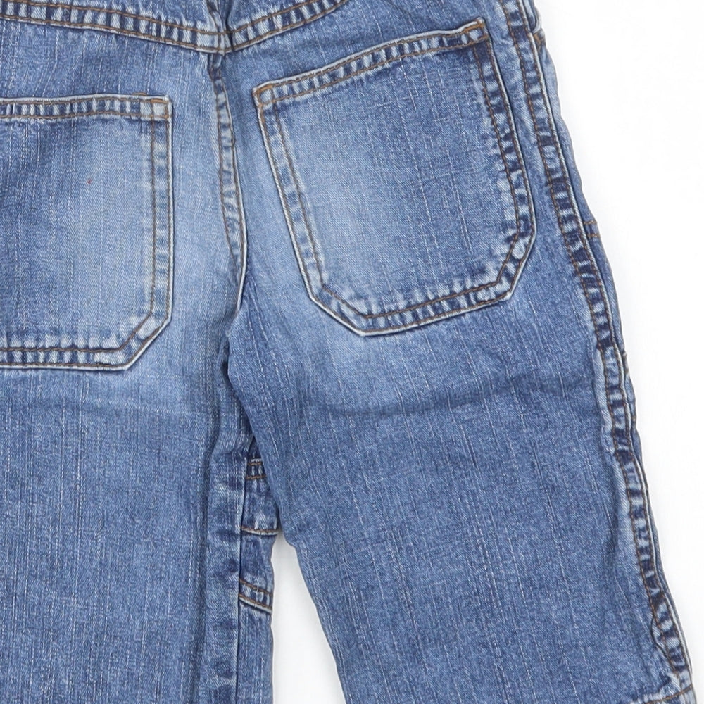 Cherokee Baby Blue  Cotton Jogger Jeans Size 9-12 Months  Button