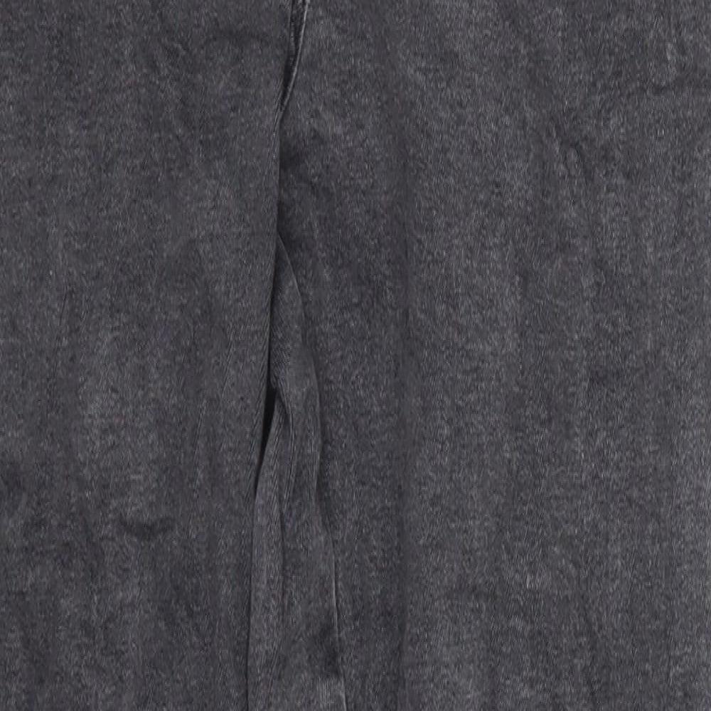Womens UK Size 12 Papaya Regular Fit Skinny Grey Jeans