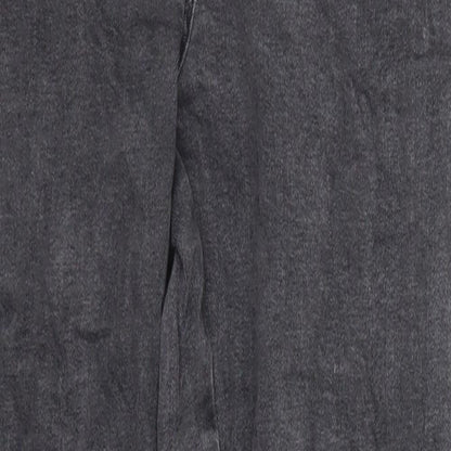 Womens UK Size 12 Papaya Regular Fit Skinny Grey Jeans