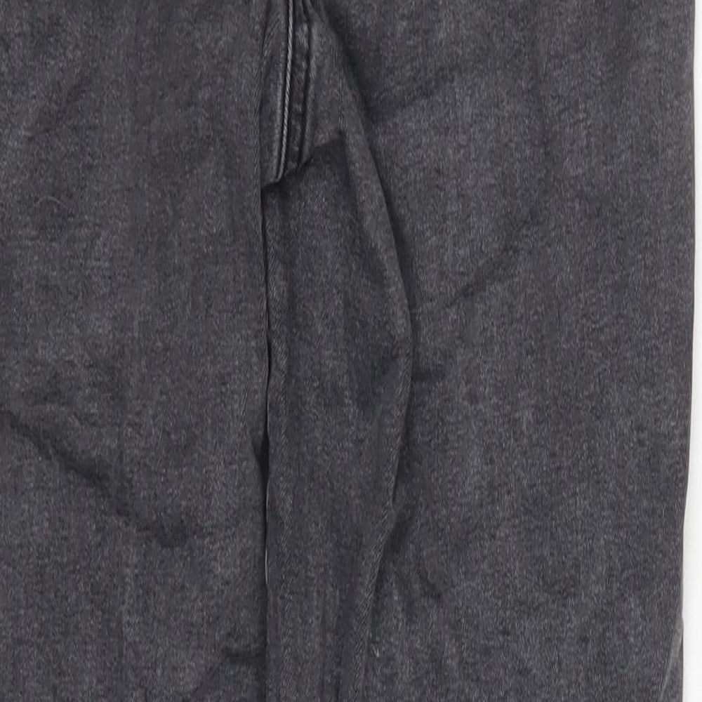 Womens UK Size 12 Papaya Regular Fit Skinny Grey Jeans
