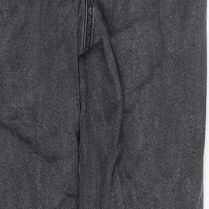 Womens UK Size 12 Papaya Regular Fit Skinny Grey Jeans