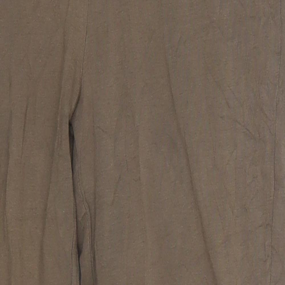 Sandwich Womens Brown  Cotton Cropped Leggings Size M L24 in