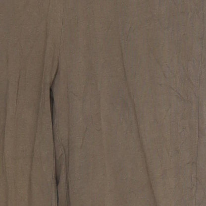 Sandwich Womens Brown  Cotton Cropped Leggings Size M L24 in