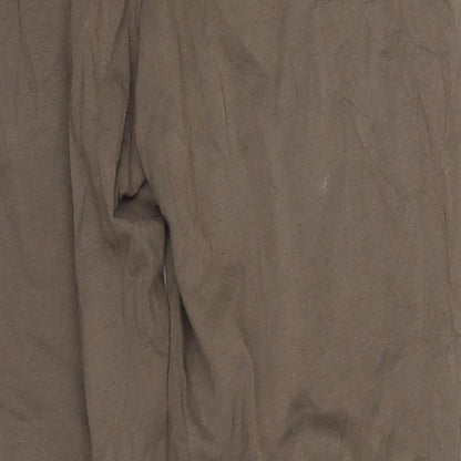 Sandwich Womens Brown  Cotton Cropped Leggings Size M L24 in