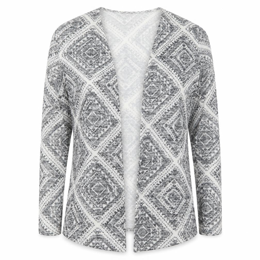 Womens UK Size M Atmosphere Grey Cardigan Jumper