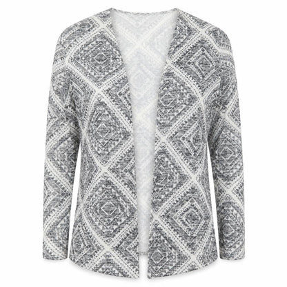 Womens UK Size M Atmosphere Grey Cardigan Jumper