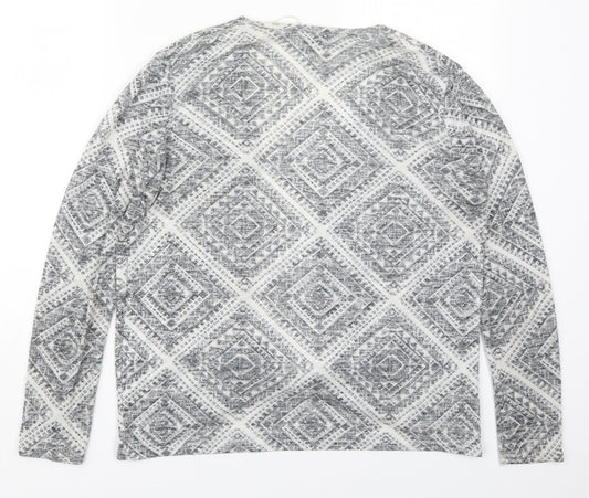 Womens UK Size M Atmosphere Grey Cardigan Jumper