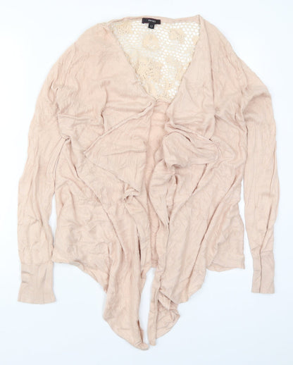 Womens UK Size 12 Therapy Pink Cardigan Jumper