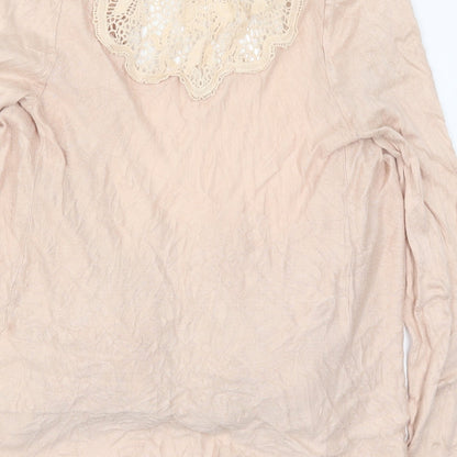 Womens UK Size 12 Therapy Pink Cardigan Jumper