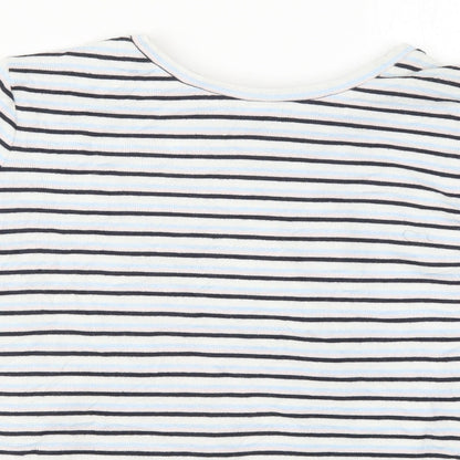 Womens UK Size 12 Nocozo Blue Basic T-Shirt