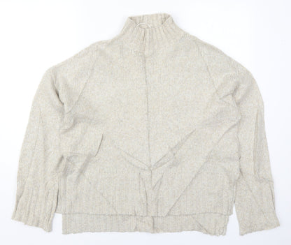 Womens UK Size M New Look Beige Pullover Jumper