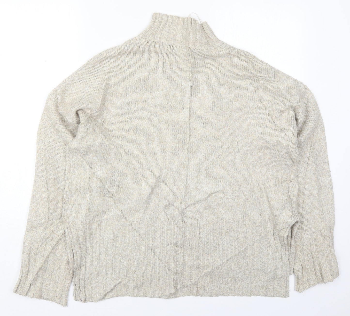 Womens UK Size M New Look Beige Pullover Jumper