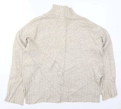 Womens UK Size M New Look Beige Pullover Jumper