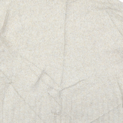 Womens UK Size M New Look Beige Pullover Jumper