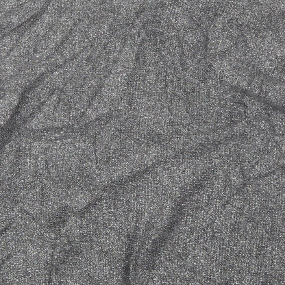 TU Womens Grey Round Neck  Acrylic Pullover Jumper Size S