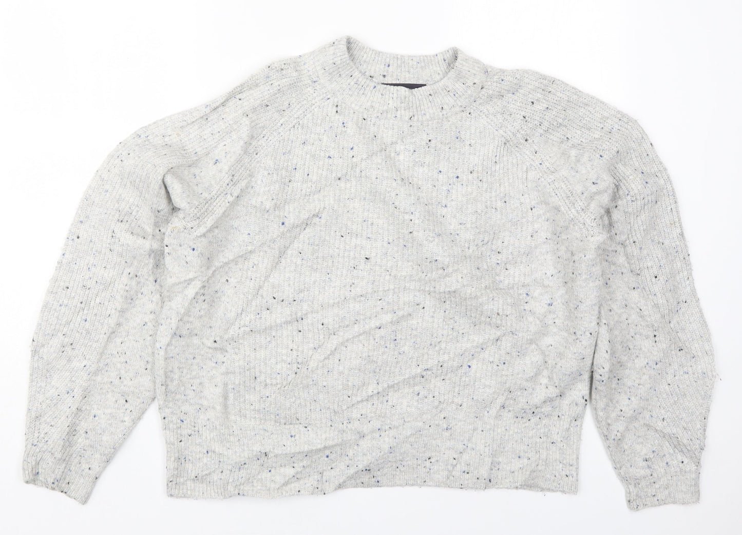 Womens UK Size M Marks and Spencer Grey Pullover Jumper