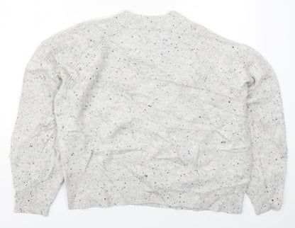 Womens UK Size M Marks and Spencer Grey Pullover Jumper