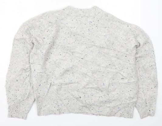 Womens UK Size M Marks and Spencer Grey Pullover Jumper