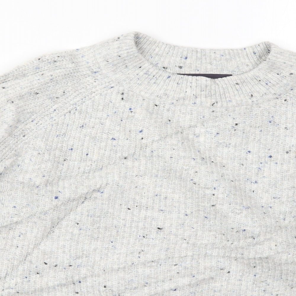 Womens UK Size M Marks and Spencer Grey Pullover Jumper