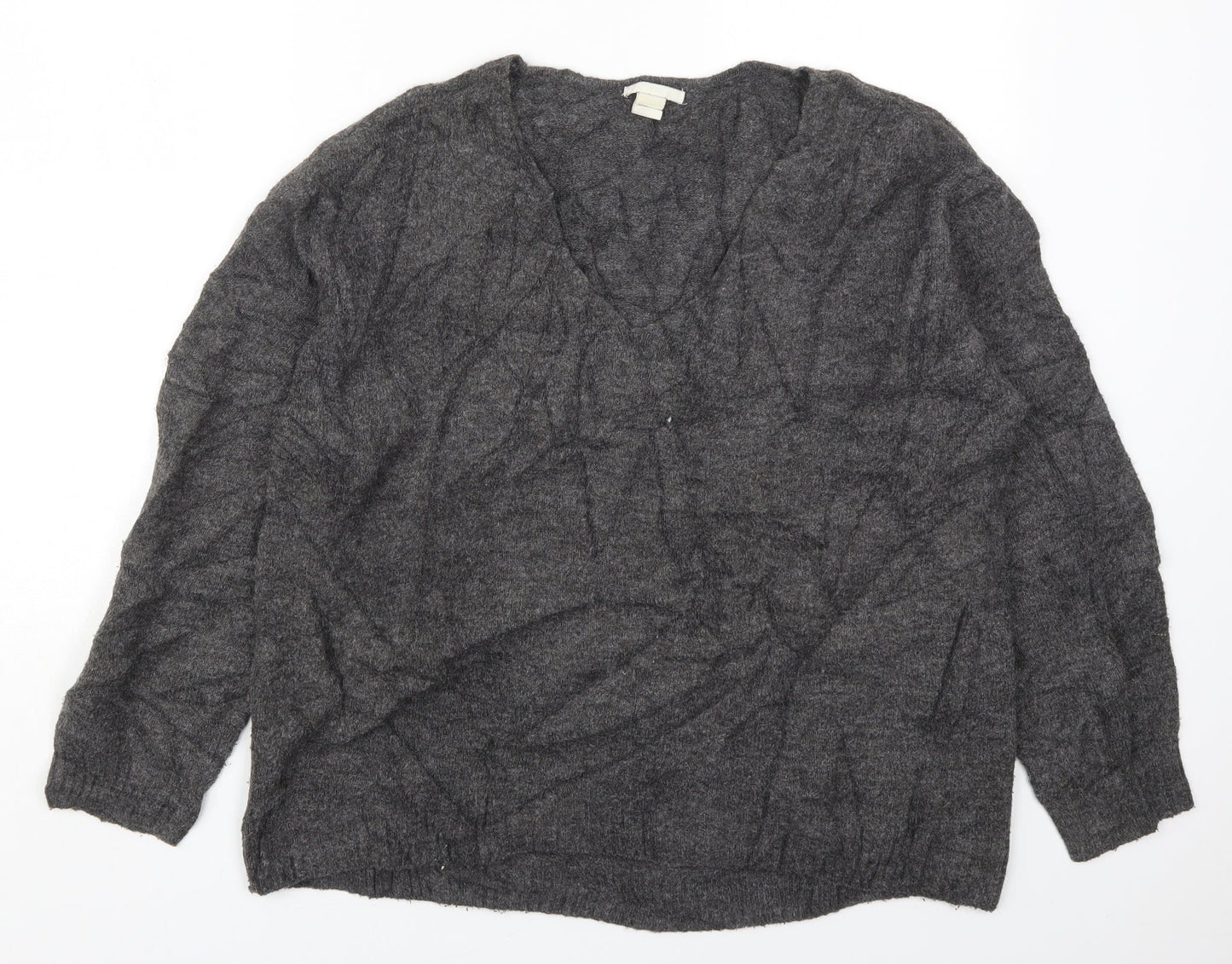 Womens UK Size S H&M Grey Pullover Jumper