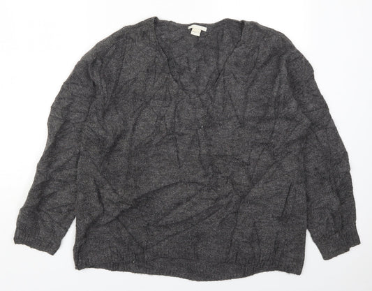 Womens UK Size S H&M Grey Pullover Jumper