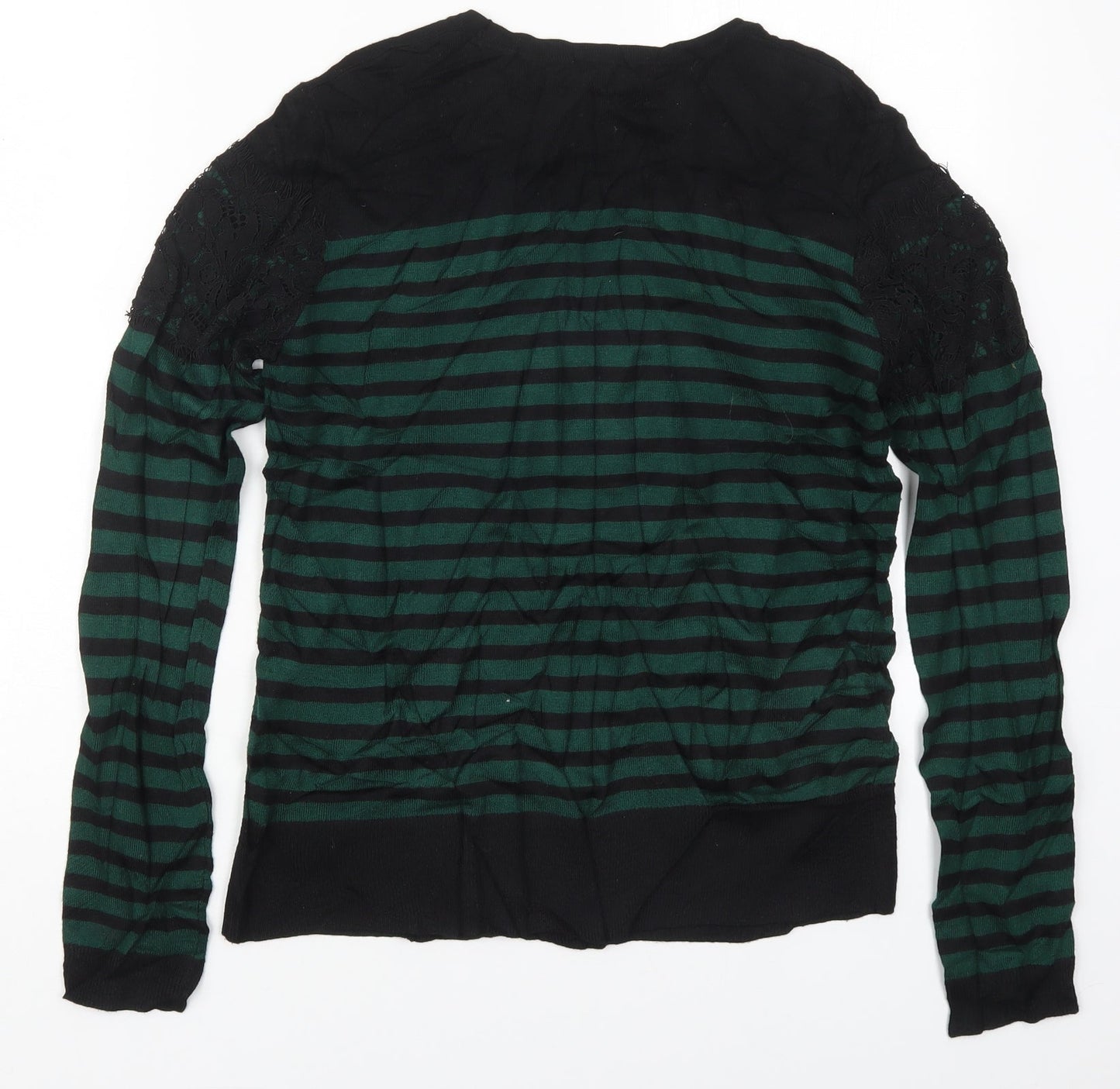 Womens UK Size 10 Warehouse Green Pullover Jumper