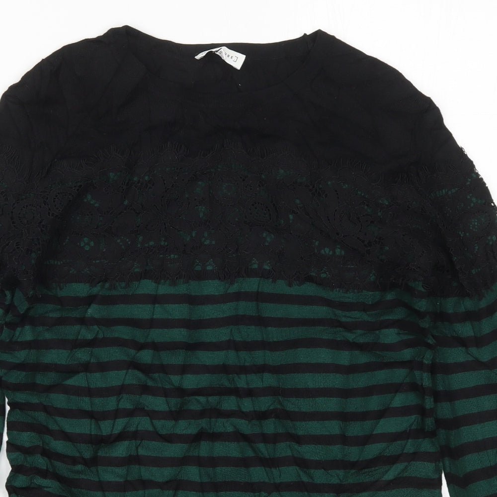 Womens UK Size 10 Warehouse Green Pullover Jumper