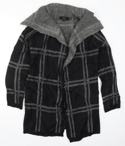 Womens UK Size XS NEXT Black Cardigan Jumper