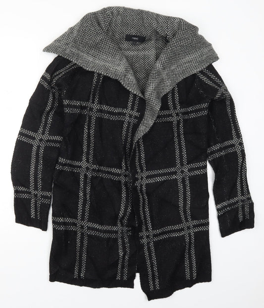 Womens UK Size XS NEXT Black Cardigan Jumper