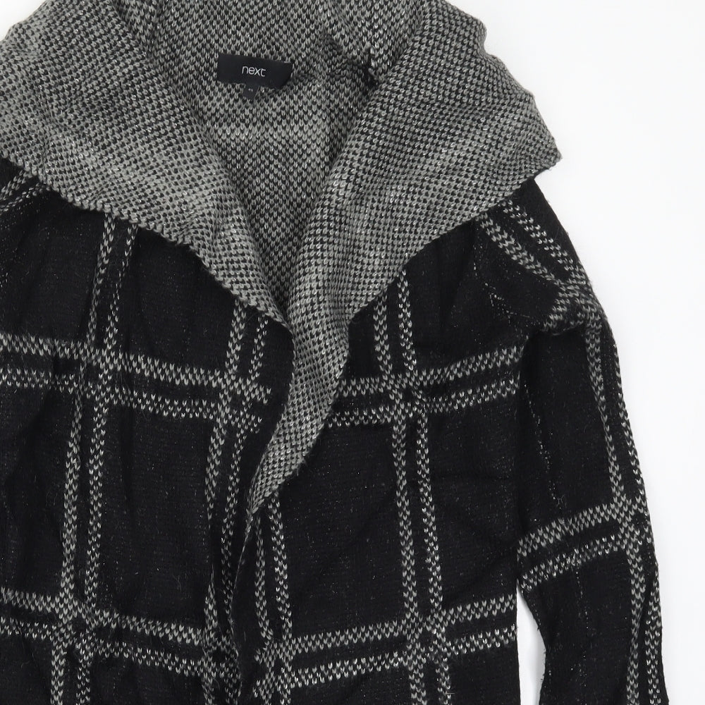 Womens UK Size XS NEXT Black Cardigan Jumper