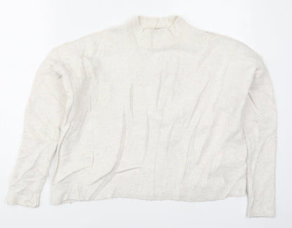 Womens UK Size 10 Miss Selfridge White Pullover Jumper
