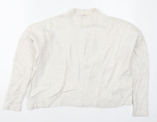 Womens UK Size 10 Miss Selfridge White Pullover Jumper