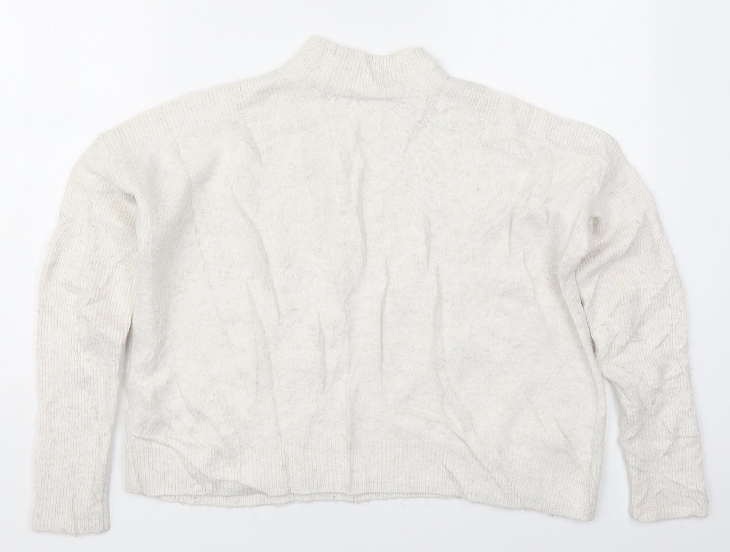 Womens UK Size 10 Miss Selfridge White Pullover Jumper