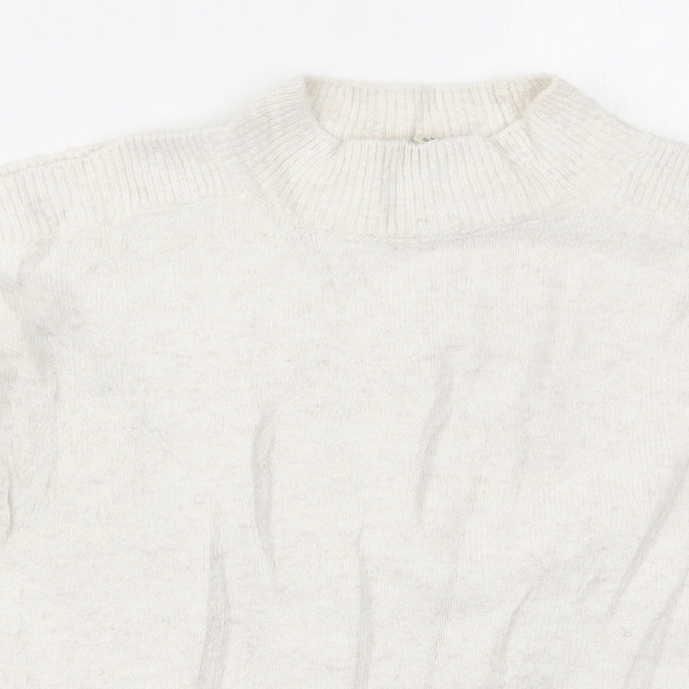 Womens UK Size 10 Miss Selfridge White Pullover Jumper